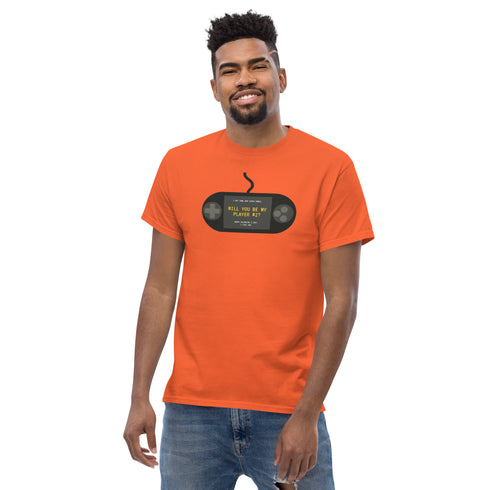 "Will You Be My Player 2" Geeky Valentine's Tee
